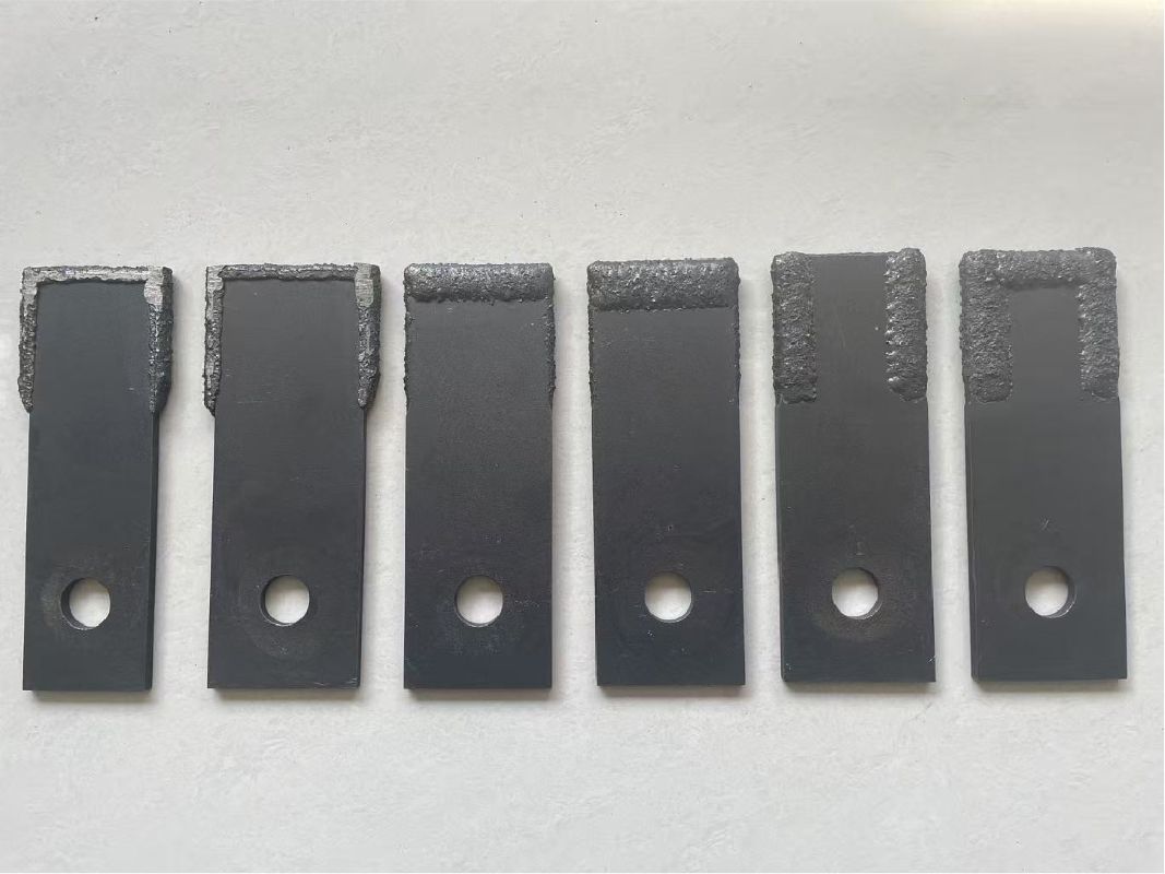 Flat overlay welding hammer plate6