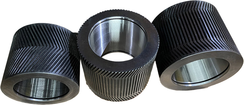 helical corrugated roller shell3